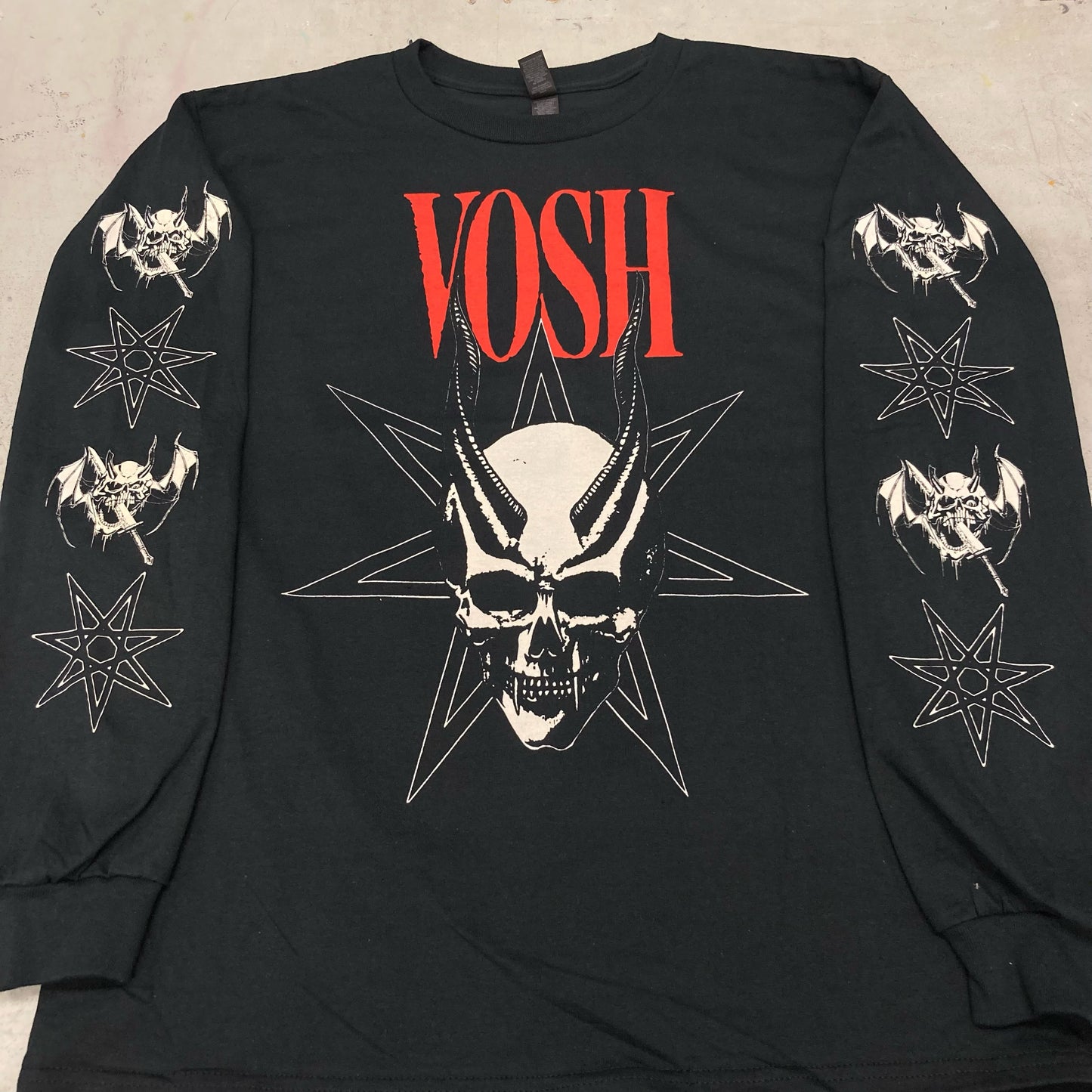 VOSH "Skull Horns" Long Sleeve Shirt